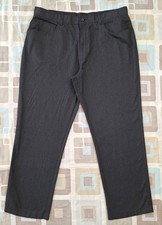 Mens TU Charcoal Grey Straight Tailored Chino Trousers - Size 40" W / 30" L