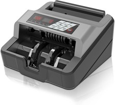 Money Counter Machine with Value Count, UV/MG/IR/MT/DD Counterfeit Bill Detectio