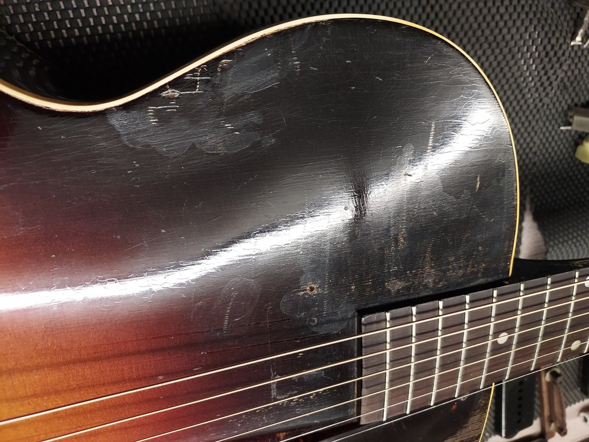Vintage 1942-1945 Banner Logo Gibson L-50 Archtop Guitar Rare | eBay