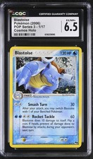 CGC 6.5 Blastoise 1/17 Cosmos Holo Pop Series 3 Pokemon Card on eBay