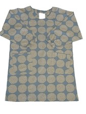 LUNA PANDA Scandinavian Big Flower Pattern Kappogi Blue Japan