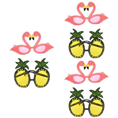 3 PCS Lustige Brille Partygläßer Hawaiianische Dekorationen Für Partys