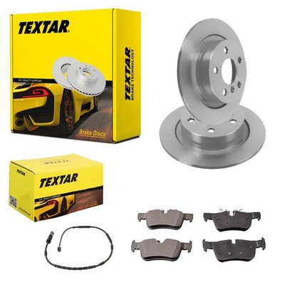 TEXTAR BREMSSCHEIBEN 280mm + BELÄGE HINTEN passend für BMW i3 I01