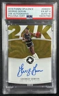 GEORGE GERVIN PSA 6 2018-19 PANINI OPULENCE #24-GGV 24K AUTO 45/79 SPURS