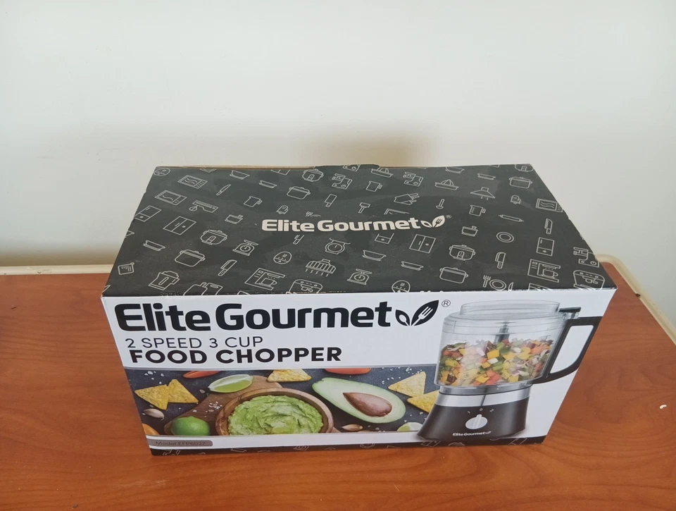 Elite Gourmet 2 Speed 3 Cup FOOD CHOPPER EFP6027 - Image 2 of 4