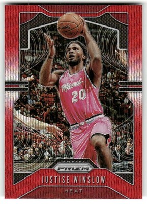 2019-20 Panini Prizm #230 Justise Winslow Prizms Ruby Wave