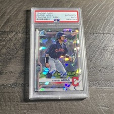 GABRIEL ARIAS 2021 1ST BOWMAN CHROME ATOMIC REFRACTOR RC PSA/DNA CERTIFIED AUTO
