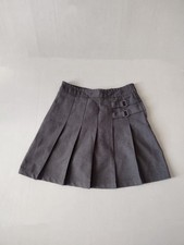 French Toast Solid Gray School Uniform Pleated Skort/Skirt, Girls 10