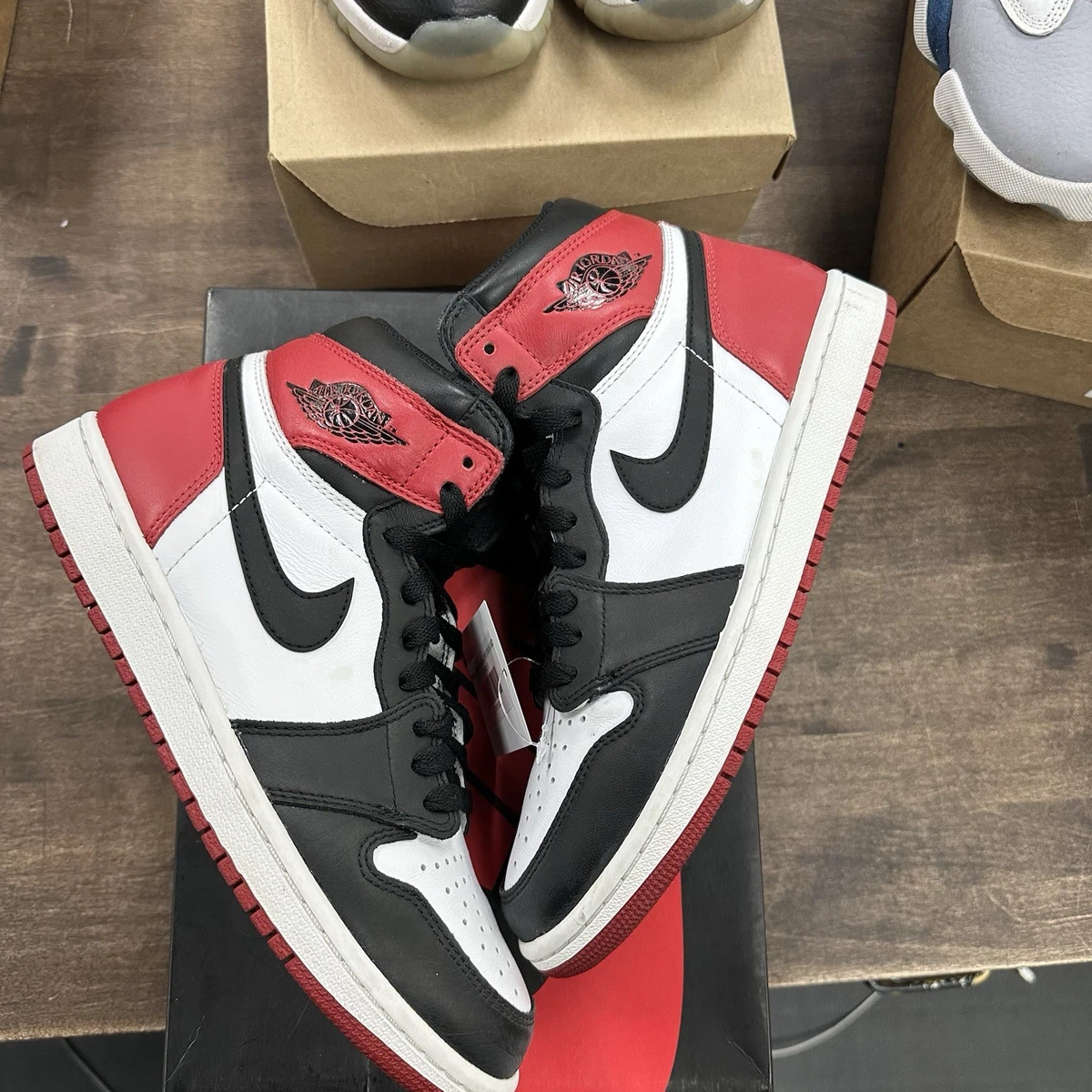 Jordan 1 Retro High OG Black Toe 2016 | eBay