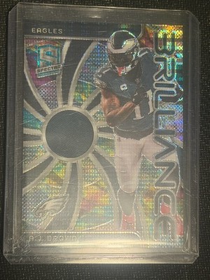 2024 Panini Spectra - Brilliance A.J. Brown #BRI-ABR Celestial Prizm /75 (MEM)