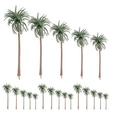 20 Pcs Fake Palm Tree with Coconuts Artificial Trees for Outdoor