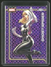 2026 Topps Chrome Marvel Comics #42 Ghost-Spider Purple X-Fractor /75
