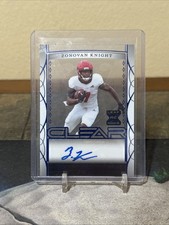 2022 Leaf Trinity Navy /49 Zonovan Knight #BA-ZK1 Rookie Auto RC