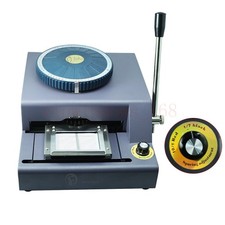 Manual Embosser Machine 72 Letter PVC VIP Card Code Printer Stamping Embossing 