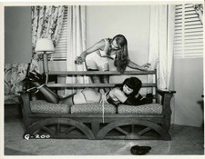 RARE BETTIE PAGE VINTAGE 1950's 4 x 5 PHOTOGRAPH BY IRVING KLAW
