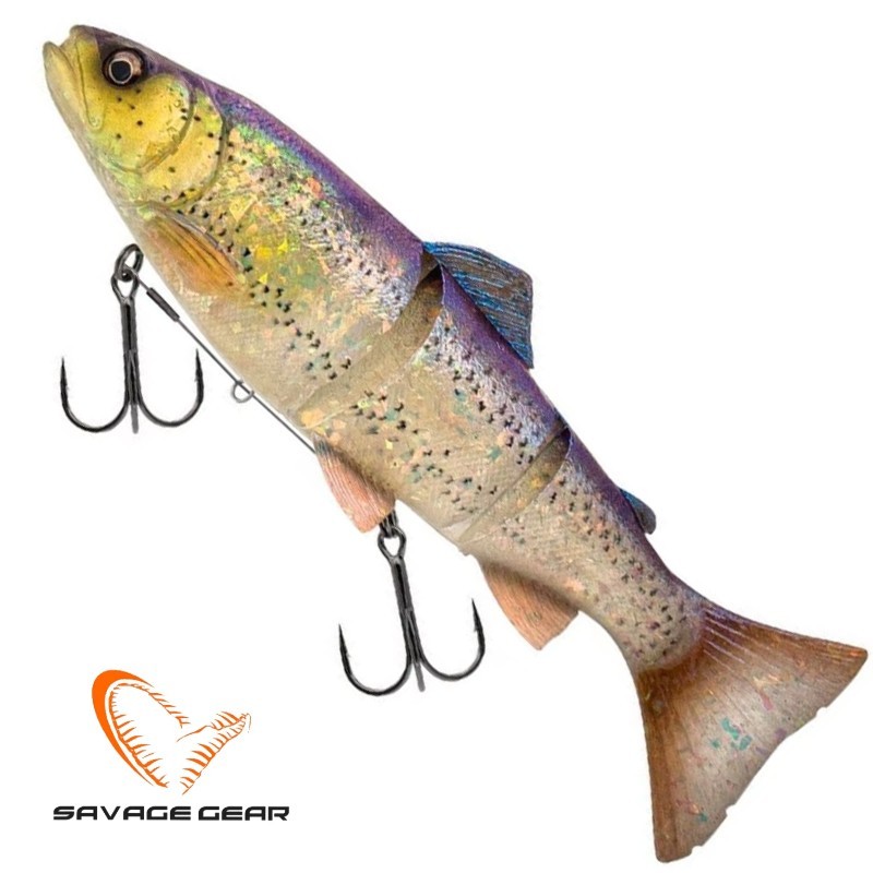 Savage Gear 3D Line Thru Trout Swim Bait 20cm 93g Sink Slow CL Blue - Pike