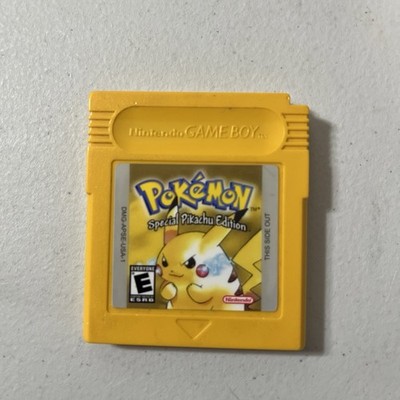Pokemon Yellow Pikachu Edition (Game Boy, 1999) Good Battery! Authentic Tested