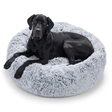 Dog Beds Large Sized Dog, Calming Anti-Anxiety Dog Bed, 45" 01 - Light Grey
