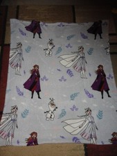 NORTHWEST DISNEY FROZEN ANNA, ELSA, OLAF GRAY FLEECE THROW BLANKET 39" X 48"