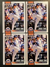 2026 Topps Series 1 Jonah Tong RC Lot (4) New York Mets