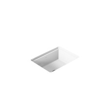 Verticyl 17" Undermount Bathroom Vanity Sink With Overflow Drain, Undermount ...