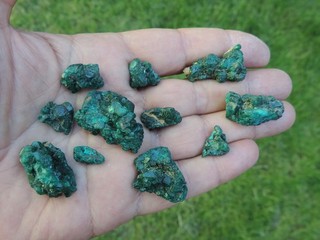 TOP Dioptas aus der Tantara Mine Shinkolobwe Provinz Katanga DR Kongo