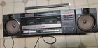 RARE VTG 80's SANYO M-W22K BOOMBOX STEREO RADIO DOUBLE CASSETTE RECORDER JAPAN