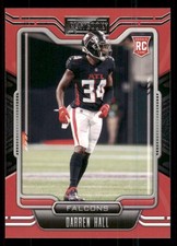 2021 Panini Playbook #178 Darren Hall RC