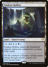 Sunken Hollow 318 NM Commander 2020 MTG EE