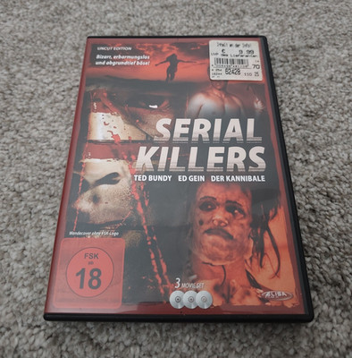 Serial Killers: Ted Bundy / Ed Gein / Der Kannibale DVD Uncut 3 Filme FSK 18