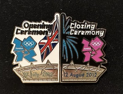 2012 London Olympics Opening Closing Ceremony Pin Set