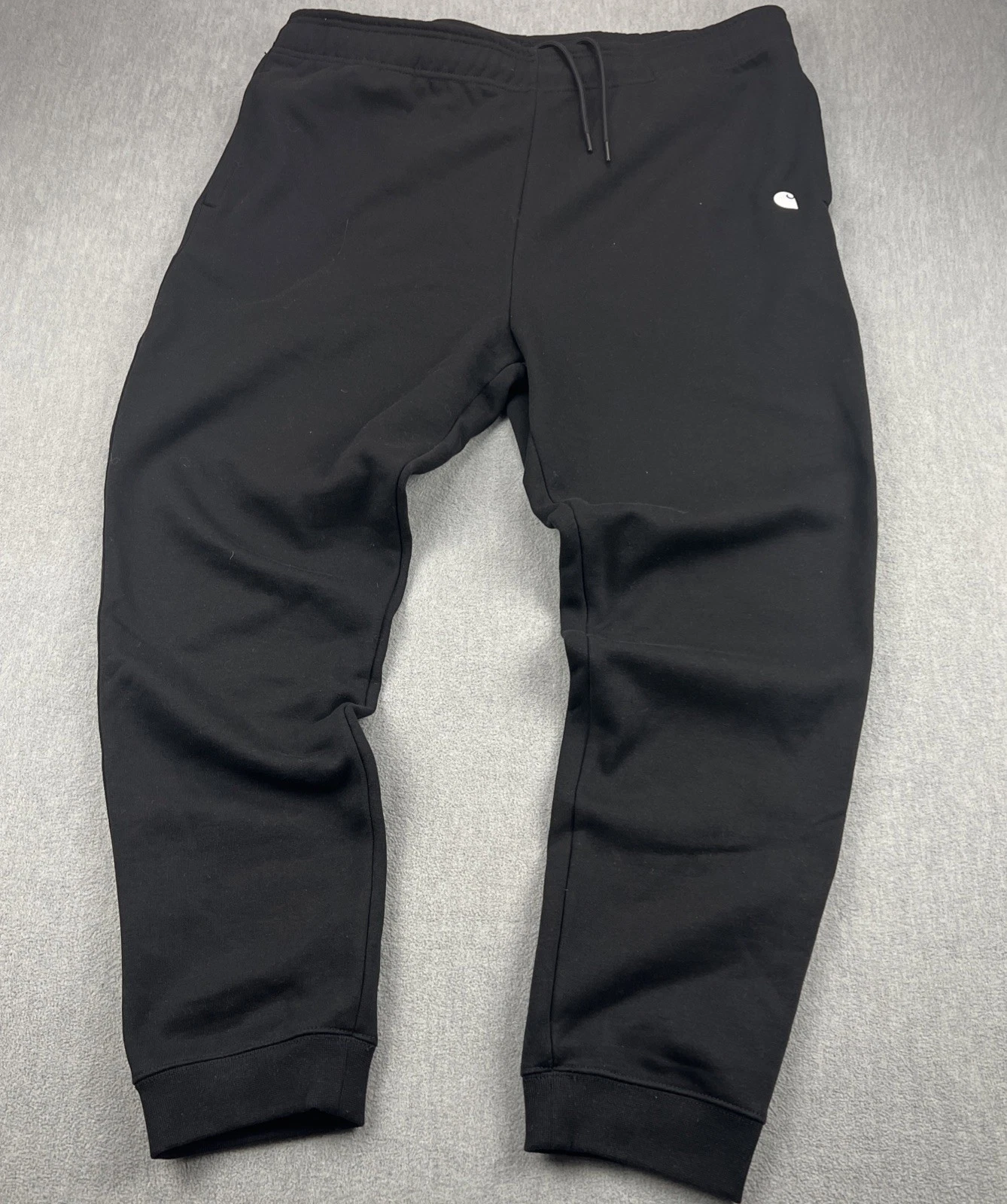 Carhartt Relaxed Fit Midweight Tapered Sweat Pants Mens XL Black 105307 BLK