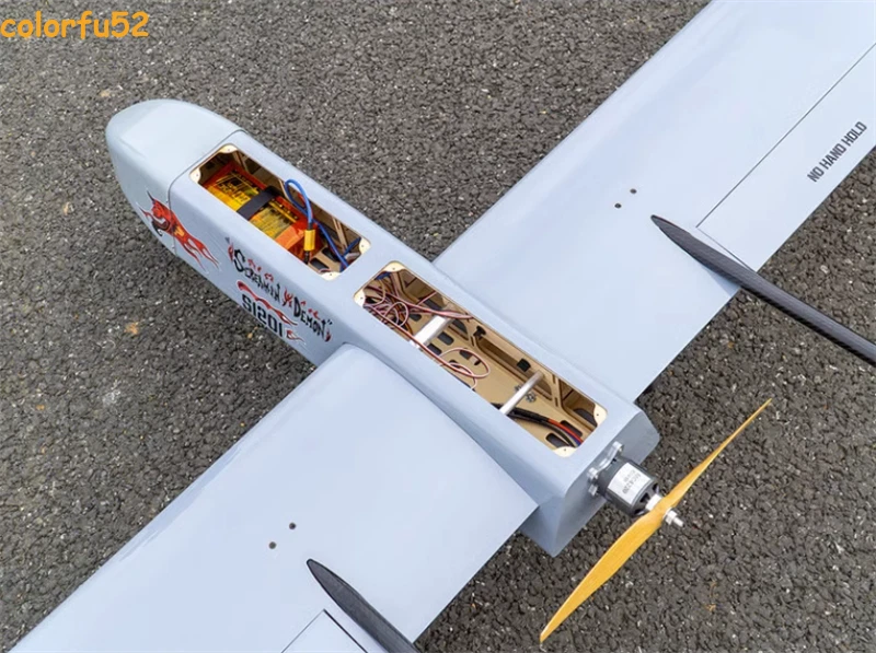 RC Model UAV RQ-7 Shadow Radio Control Airplane Balsa Wood Kit 2100mm Wingspan - Image 3 of 4