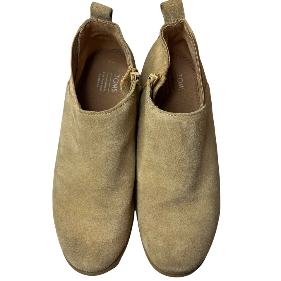 Botín de gamuza beige claro Leilani de Toms Kids Talla 4 Foto 3 de 4
