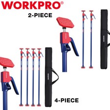 WORKPRO 2 PACKS/4 PACKS Cabinet Jack Support Pole 54-114 Inches Steel Telescopic