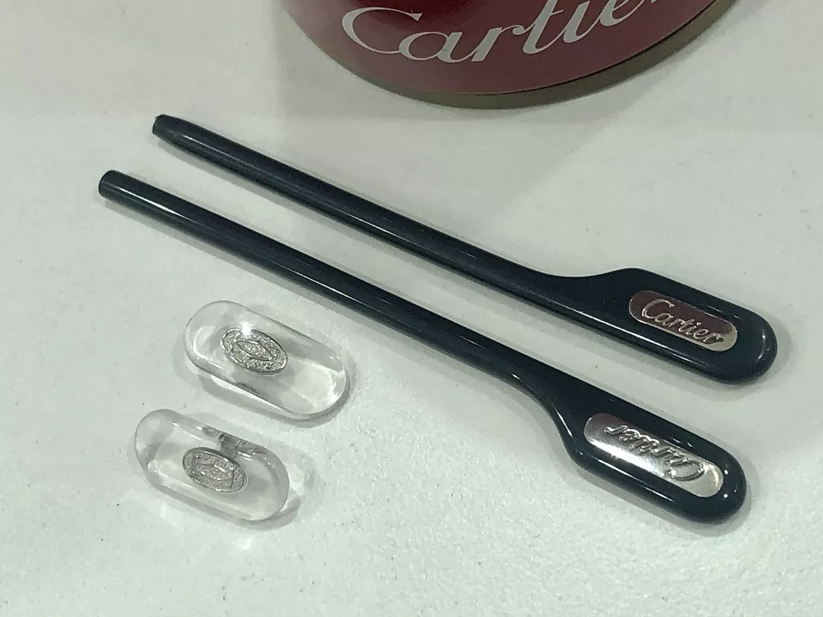 CARTIER Terminal Nose Kit Replacement Glasses Tip Nose Pads New
