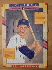Complete 1990 Donruss Carl Yastrzemski Puzzle Baseball  63 Pieces Boston Red Sox