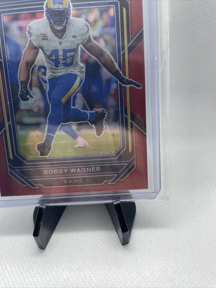 2022 Panini Prizm Red Retail Prizm SP SSP Bobby Wagner Rams - Image 4 of 4
