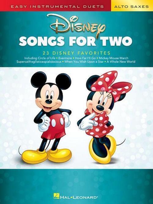Thumbnail - Disney Songs For Two Alto Saxes | Easy Instrumental Duets |