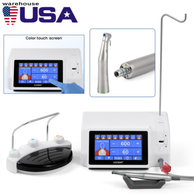 AZDENT Motor de implante quirúrgico sistema+Pieza de mango LED 20: 1 dental USA