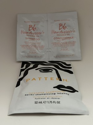 2 Pc Bb. Bumble S/C & Deluxe Mini 1.75 Oz Pattern Intensive Conditioner For Hair