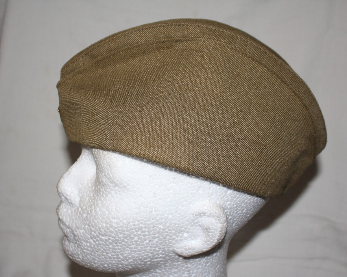 ORIGINAL WW2 MODEL RED ARMY SOVIET SOLDIER SIDE CAP PILOTKA WITH