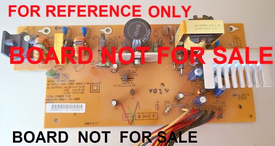 TiVo ST7002-BW0G R03M30-0001l P1-006 REV.A SPWR-00011-000 CAPACITOR KIT - Image 2 of 2