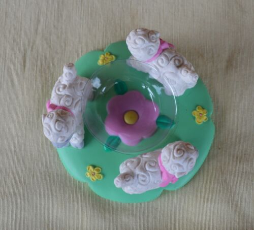 Vintage 1996 Avon Spring Easter Egg Holder Collection Lamm in orig Box Hartplastik - Bild 3 von 10