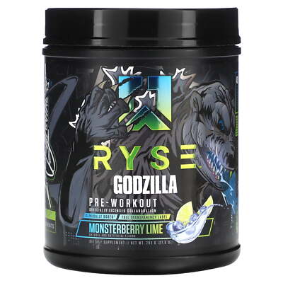 RYSE Godzilla Monsterberry Lime Exp:  02/2025 NO REFUNDS Pack of 2