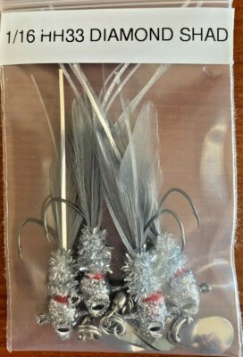Hand Tied Fishing Jigs Various Sizes And Colors Freshwater Fishing With Spinners