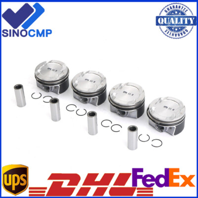 Pistons & Rings Set CR 11:1 For BMW 320i Mini Cooper S F30 F55 F56 B46 B48 2.0