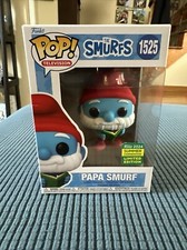 Funko Pop! Papa Smurf #1525 2024 Summer Shared SDCC Target New Mint In Hand