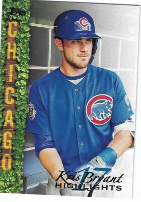 2018 Topps Kris Bryant Highlights #KB-27 Chicago Cubs | eBay