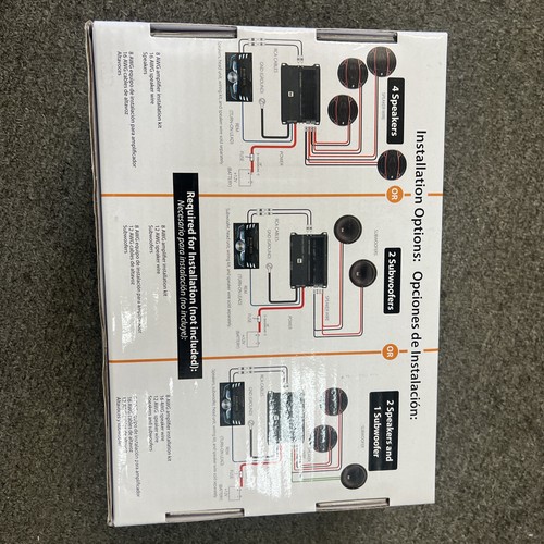 Dual Electronics DA10004D 1000 Watt 4-Channel + Subwoofer SBX100 Bundle - Picture 4 of 7